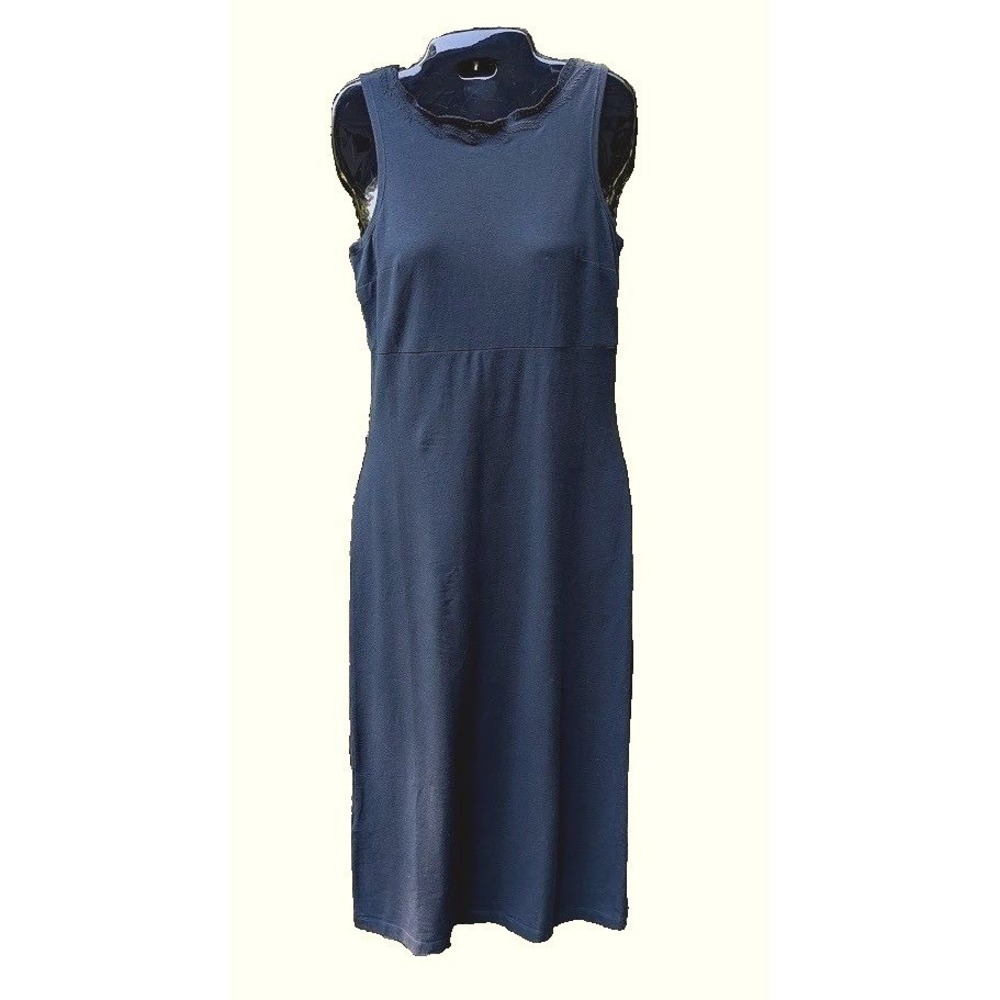 Eddie Bauer Sleeveless Maxi Dress XS New Eyelet Embroidered Boho Comfy Modest